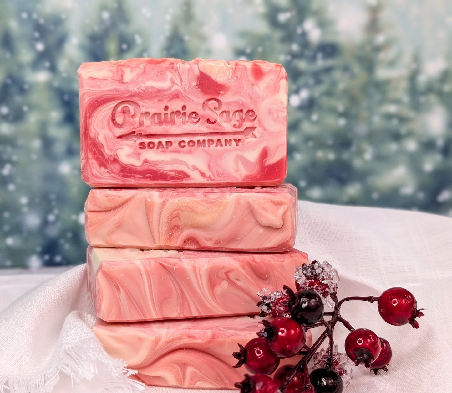 Red Berry Rhubarb Scented Soap